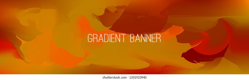 Blue gradient banner. Stylish presentation template. You can use it also as flyer, brochure, corporate report, marketing, advertising, annual report, banner or as simple banner for social networks.