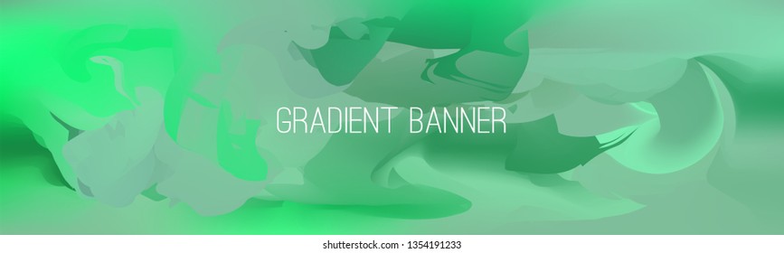 Blue gradient banner. Stylish presentation template. You can use it also as flyer, brochure, corporate report, marketing, advertising, annual report, banner or as simple banner for social networks.