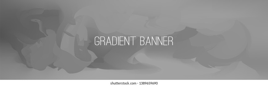 Blue gradient banner. Stylish presentation template. You can use it also as flyer, brochure, corporate report, marketing, advertising, annual report, banner or as simple banner for social networks.