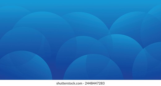 Blue gradient circle background. vector illustration