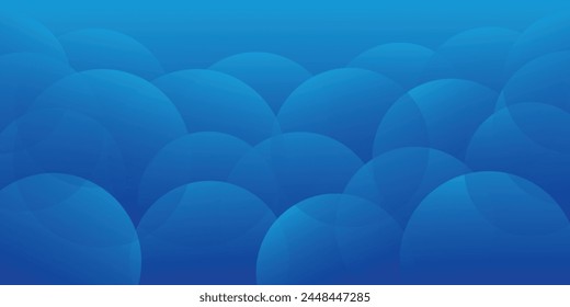 Blue gradient circle background. vector illustration