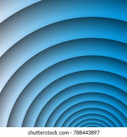 Blue Gradient Circles Abstract Background