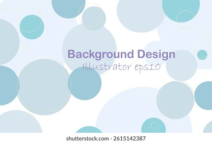 Blue gradient circular graphic background