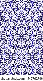 blue gradient color. Abstract floral seamless pattern. geometry design. raster copy. Texture for holiday cards, Valentines day, wedding invitations