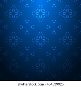 Blue gradient colors striped textured, abstract geometric pattern background