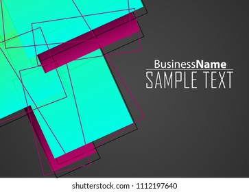 Blue gradient covers design background. Colorful shapes composition. Blue illustration future geometric patterns. Blue shiny hi-tech motion background. Geometric bright brochure design background
