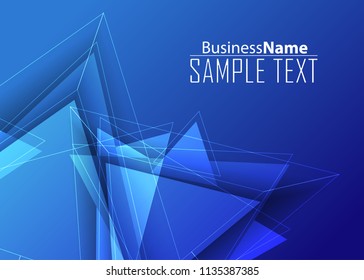 Blue gradient covers design background. Colorful shapes composition. Blue illustration future geometric patterns. Blue shiny hi-tech motion background. Geometric bright brochure design background