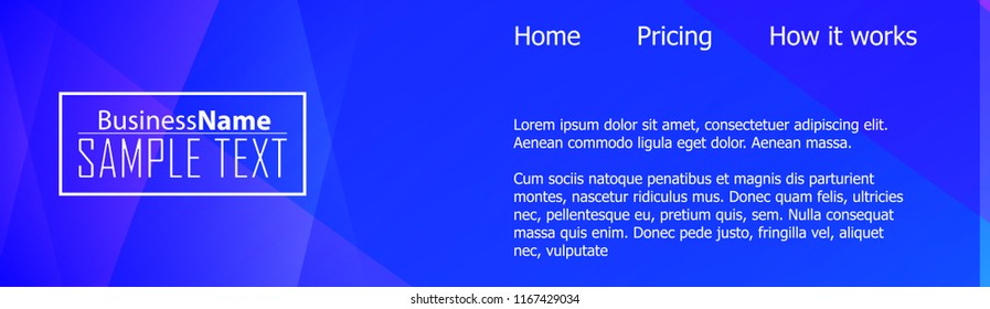 Blue gradient covers design background. Colorful shapes composition. Blue illustration future geometric patterns. Blue shiny hi-tech motion background. Geometric bright brochure design background