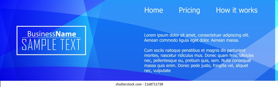 Blue gradient covers design background. Colorful shapes composition. Blue illustration future geometric patterns. Blue shiny hi-tech motion background. Geometric bright brochure design background