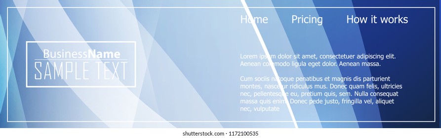 Blue gradient covers design background. Colorful shapes composition. Blue illustration future geometric patterns. Blue shiny hi-tech motion background. Geometric bright brochure design background