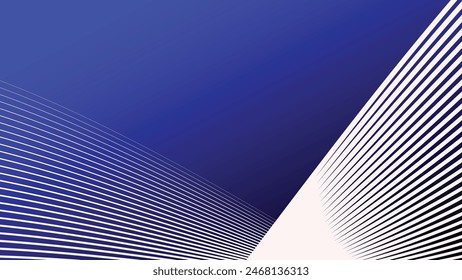 Degradado azul con fondo de línea de curva para fondo o presentación