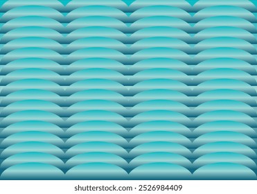 Blauer Gradient, gekrümmter, geschichteter Hintergrund auf Bogen