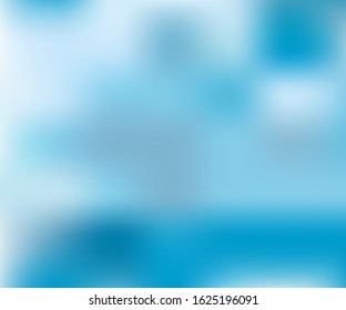 Blue gradient for decoration design. Vector business illustration. Abstract soft bokeh pattern. Decoration element. Modern pattern. Color gradient background design. Blue template background.