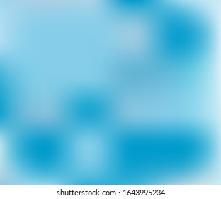 Blue gradient for decoration design. Vector business illustration. Abstract soft bokeh pattern. Decoration element. Modern pattern. Color gradient background design. Blue template background.
