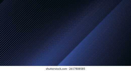 Blue Gradient with Diagonal Lines - Abstract Background Design