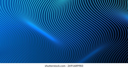 Gradiente azul con líneas diagonales - Diseño de fondo Abstractas