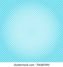Blue gradient diagonal lines pattern. Repeat stripes texture background, Vector illustration