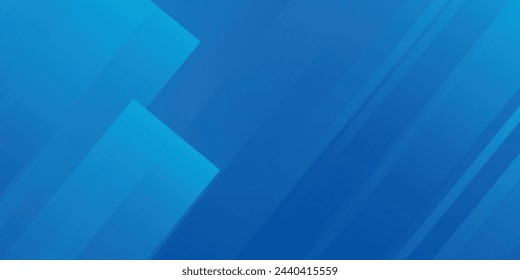 Blue gradient diagonal rectangle background vector illustration