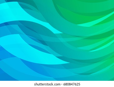 Blue Gradient Digital Wave Background