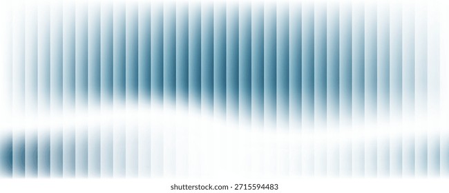Distorsión de gradiente azul con textura ondulada de Vertical, efecto de vidrio esmerilado y líneas de caña heladas. Superficie desenfocada mínima con tonos fríos y un sutil patrón de ondas. Ilustración vectorial

