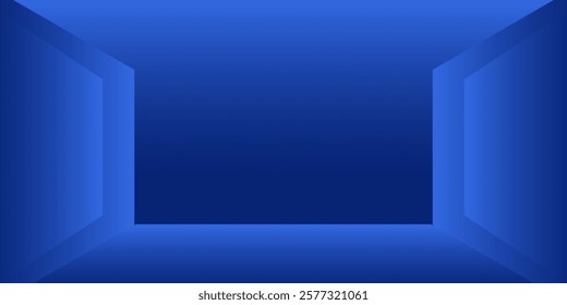 blue gradient dynamic gradient 3D abstract background. Hexagonal pattern overlay shapes. Cool design.