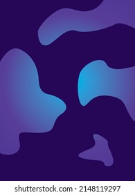 Fondo vectorial del fluido del gradiente azul