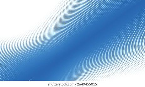 Fondo de pantalla Fondo de semitono degradado azul para diseño gráfico de diseño digital abstracto moderno y diseño de Web