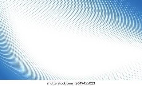 Blue gradient halftone background for modern abstract digital design graphic wallpaper and web layout