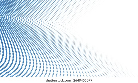 Fundo de meio-tom gradiente azul para o design digital abstrato moderno papel de parede gráfico e layout da Web