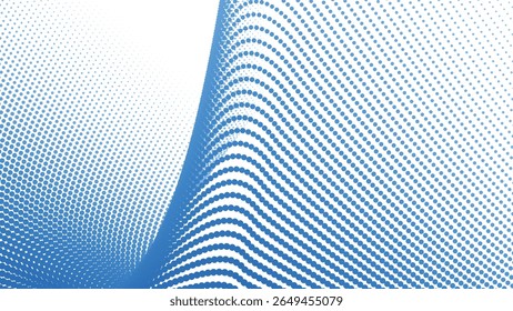 Fundo de meio-tom gradiente azul para o design digital abstrato moderno papel de parede gráfico e layout da Web
