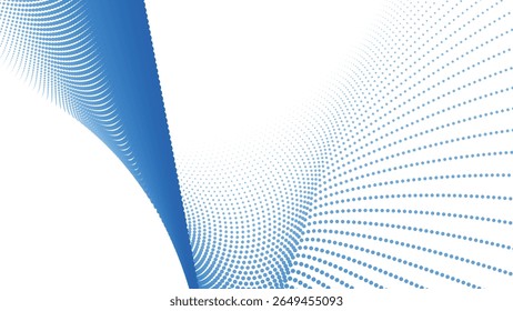 Blue gradient halftone background for modern abstract digital design graphic wallpaper and web layout