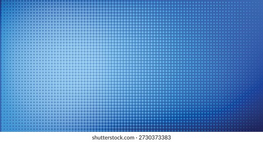 Blue Gradient Halftone Dot Pattern Background for Tech, Abstract, and Modern Design — Stock Visual eps10