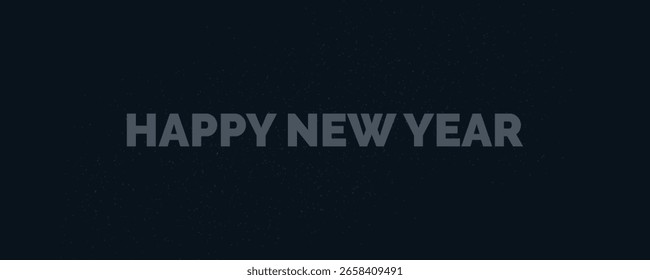 Pósters de tarjeta de feliz año Nuevo gradiente azul, Plantilla de invitación y fondo estampado. Fondo decorativo para carteles de exhibición, tarjetas, carteles