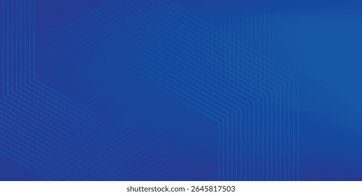 Diseño de forma hexagonal degradado azul. Concepto de tecnología futurista. 