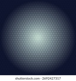 Blauer Farbverlauf Wabenmuster Hintergrund