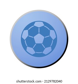 Blue Gradient icon for sport and game 