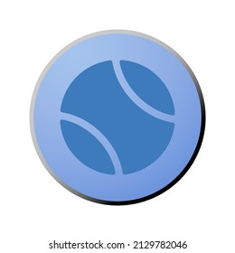 Blue Gradient icon for sport and game 