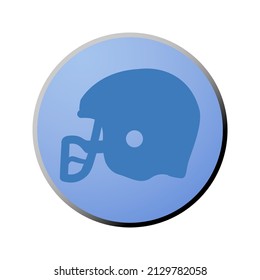 Blue Gradient icon for sport and game 