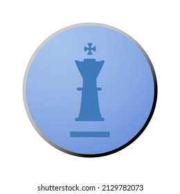 Blue Gradient icon for sport and game 