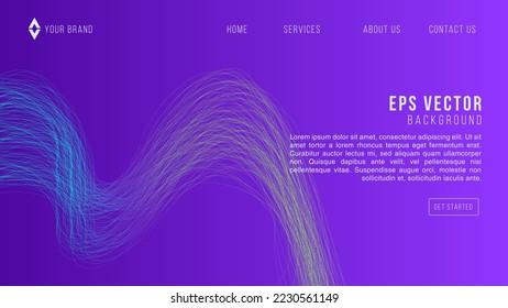 Blue Gradient Line Web Design Abstract Background Lemonade EPS 10 Vector For Website, Landing Page, Home Page, Web Page, Web Template