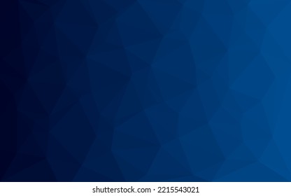 Blue gradient low poly background. Vector pattern. Element for web design, decoration. Abstract triangle illustration