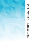 Blue gradient low poly elegant background
