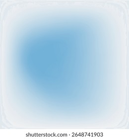 Blue gradient mesh form on white background. Soft shape blur effect. Vector