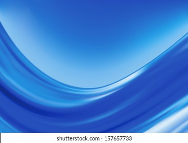 A blue gradient mesh wave background. EPS-10