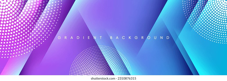 Blue gradient minimal with pink shape abstract textured backdrop banners presentations business templates vector background