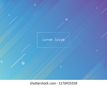 Blue Gradient Modern Background. Suitable For Powerpoint Template Background, Cover Design. EPS 10 Vector.