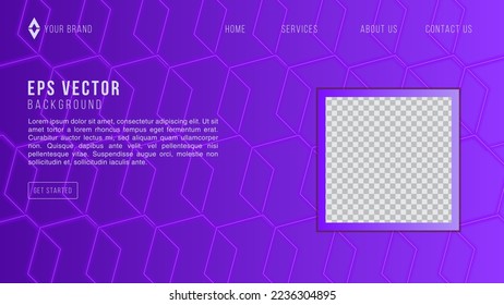Blue Gradient Pattern Web Design Abstract Background EPS 10 Vector For Website, Landing Page, Home Page, Web Page