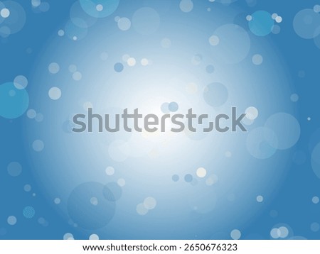 Blue gradient polka dot abstract background material