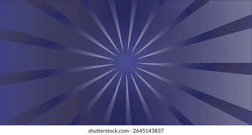 Blue Gradient Radial Burst - Modern Abstract Background