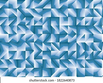 Formas de degradado azul. Patrón abstracto de fondo. Ilustración vectorial.